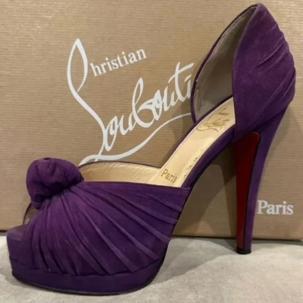 Christian Louboutin Deep Purple Heels